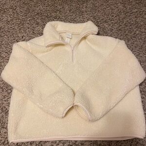 H&M cream sherpa - Size Xs - Never worn
